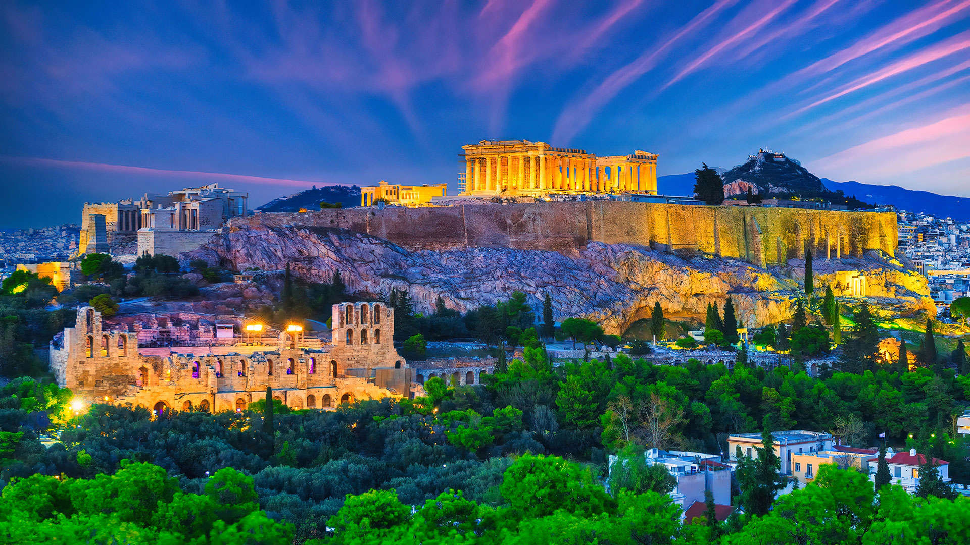 1920X1080 Athen Akropolis