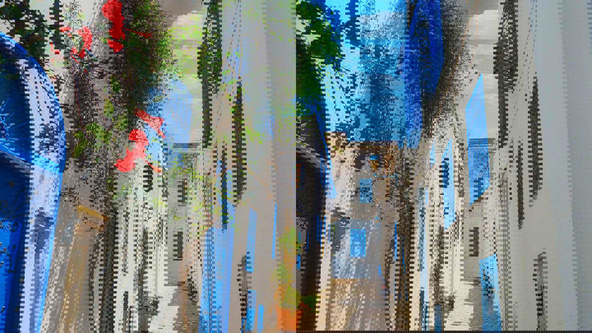 1920X1080 Tunis Arabiske Bydel Sidi Bou Said