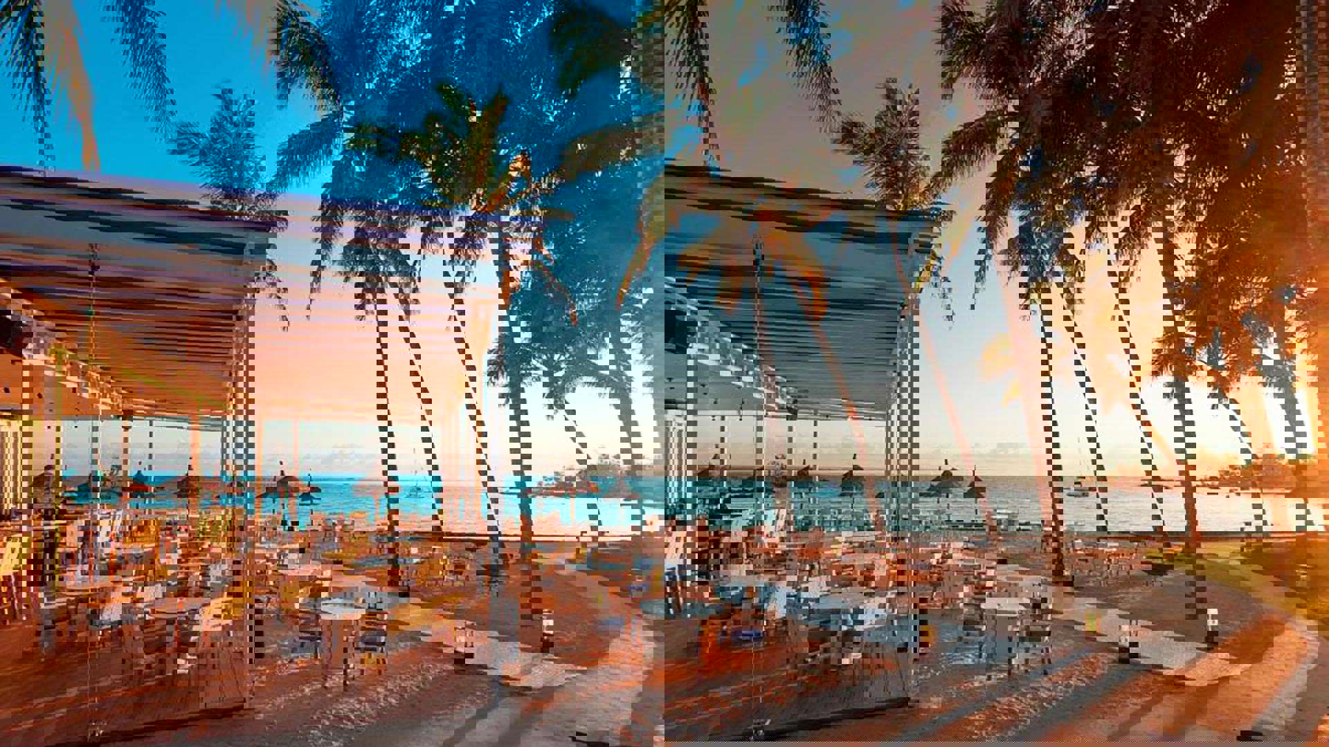 1920X1080 Belle Mare Plage Sunsetbeach