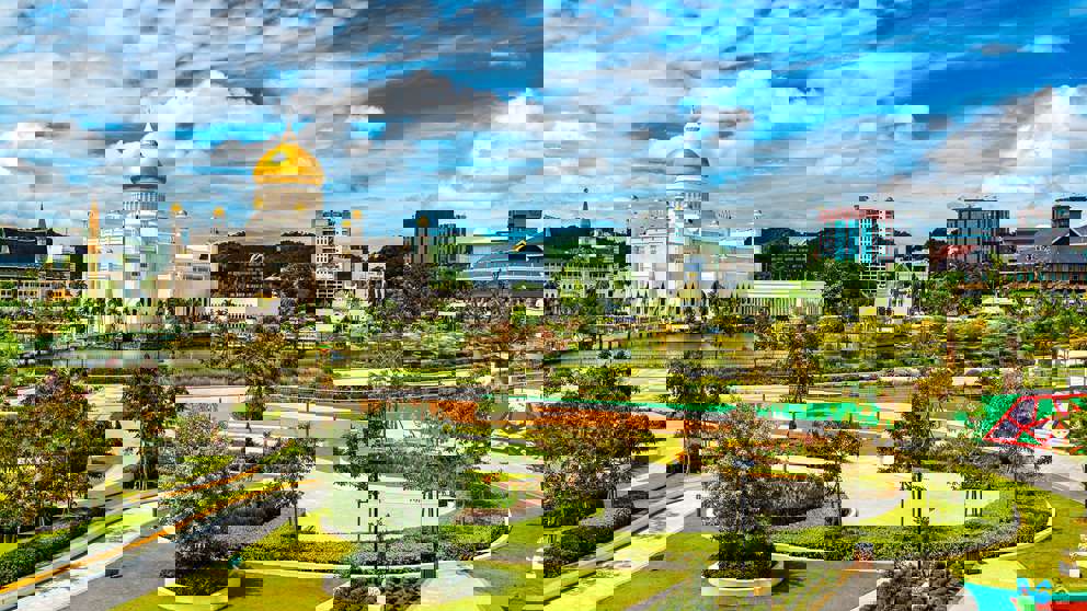 1920X1080 Omar Alid Saifuddien Moske I Badar Seri Begawan