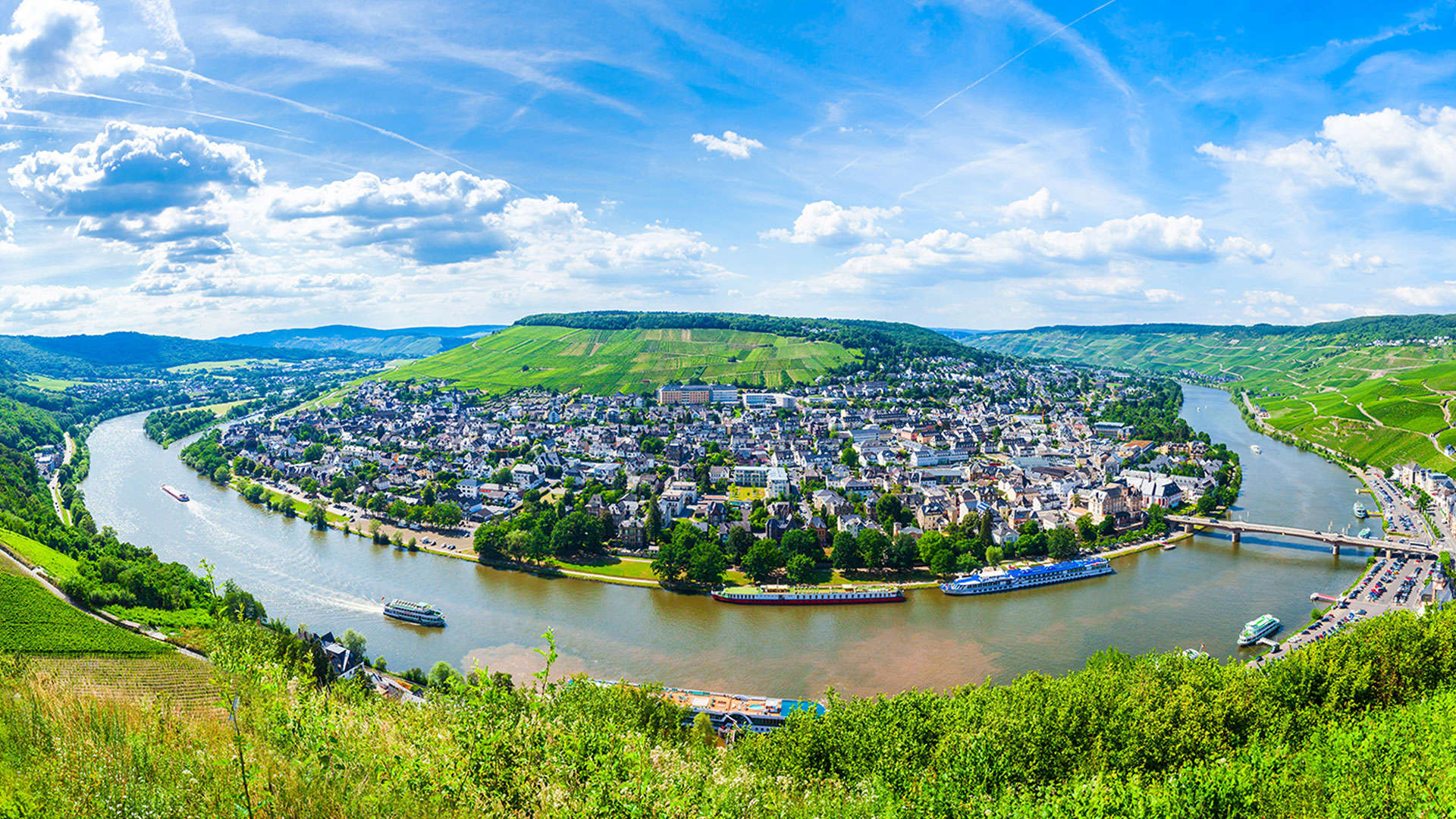 1920X1080 Bernkastel Kues Mosel Valley