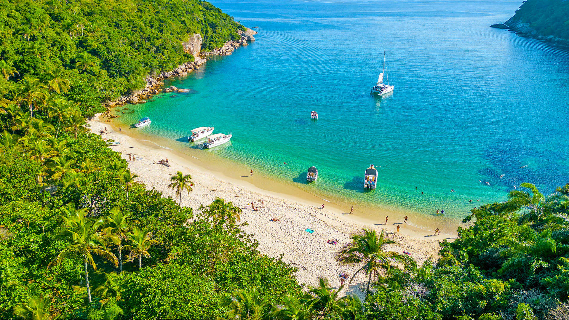 1920X1080 Meros Beach In Big Island, Angra Dos Reis
