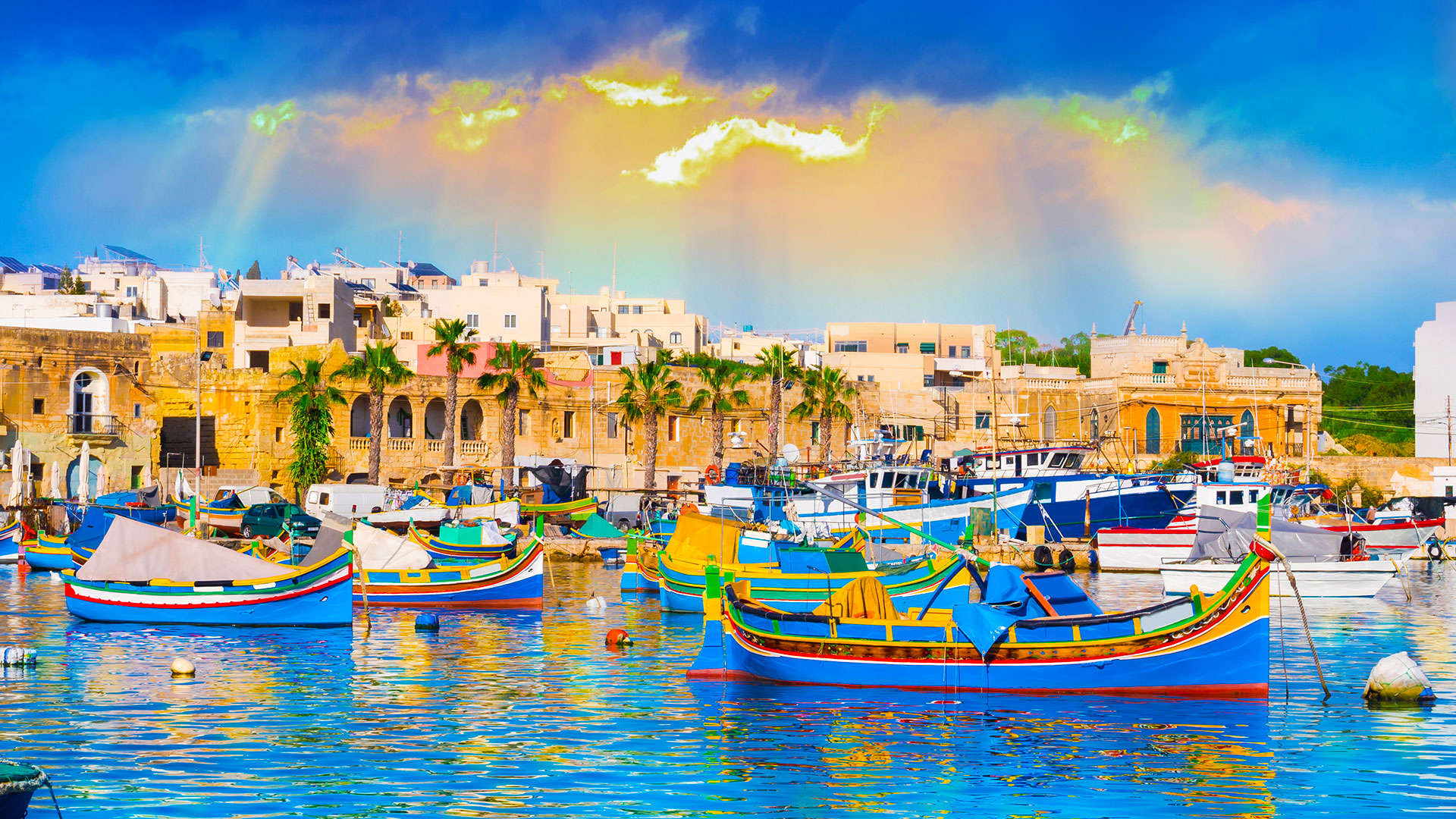 1920X1080 Malta Havn Med Skibe9