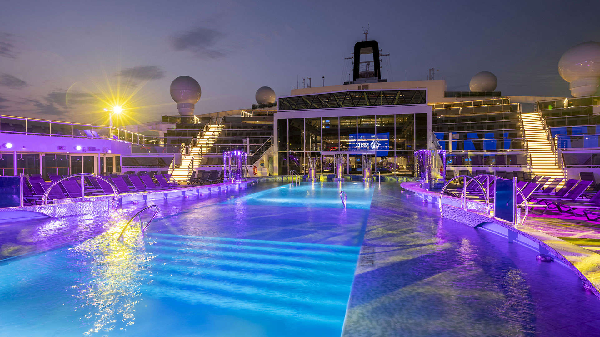 1920X1080 MSC World Amerika La Plagne Pool