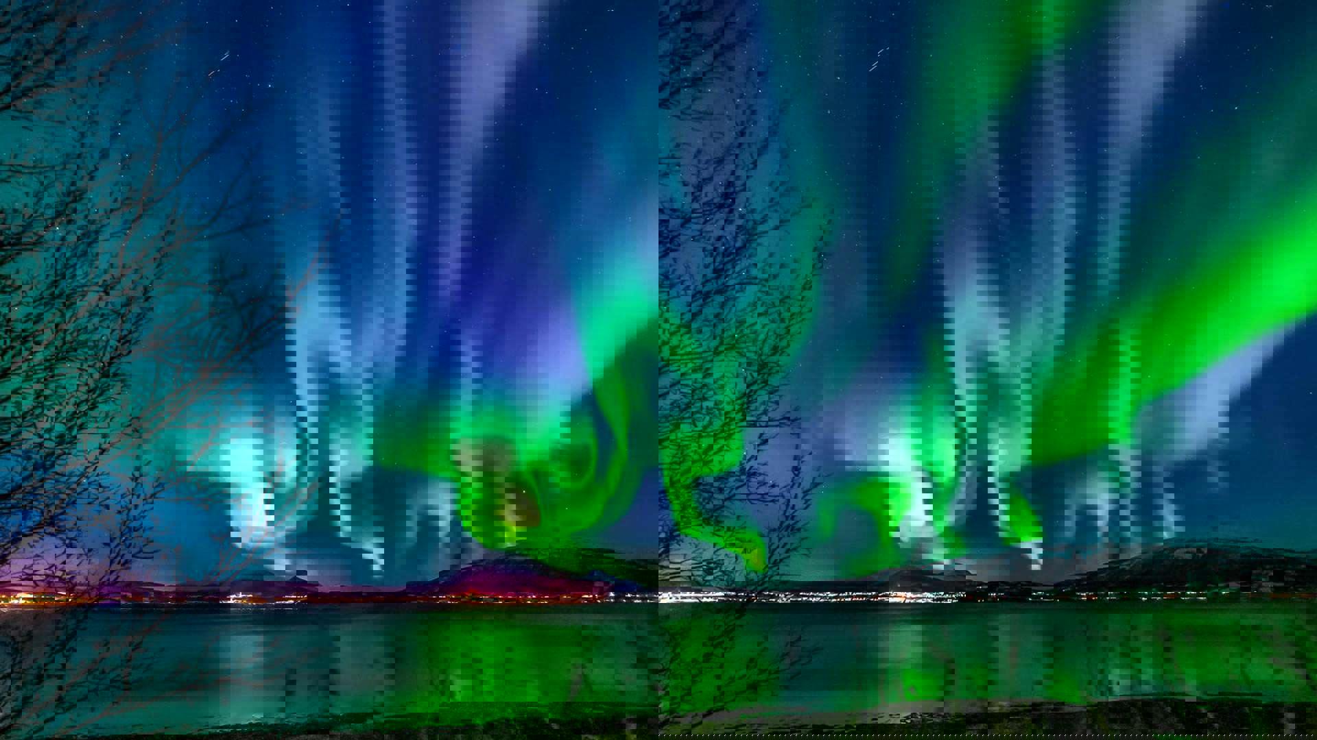 Tromso Nordlys Og Stjerner