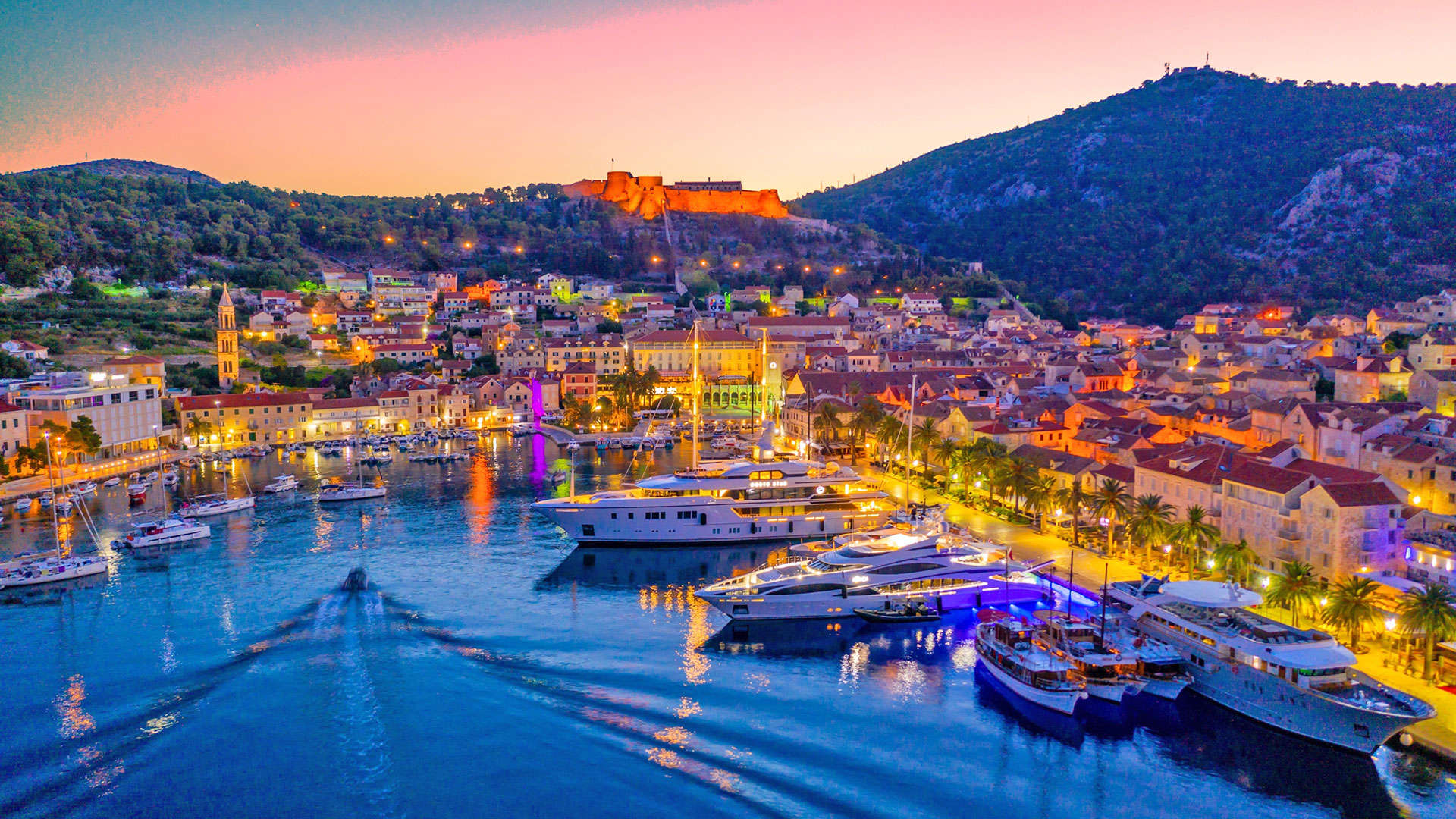 1920X1080 Hvar By Night