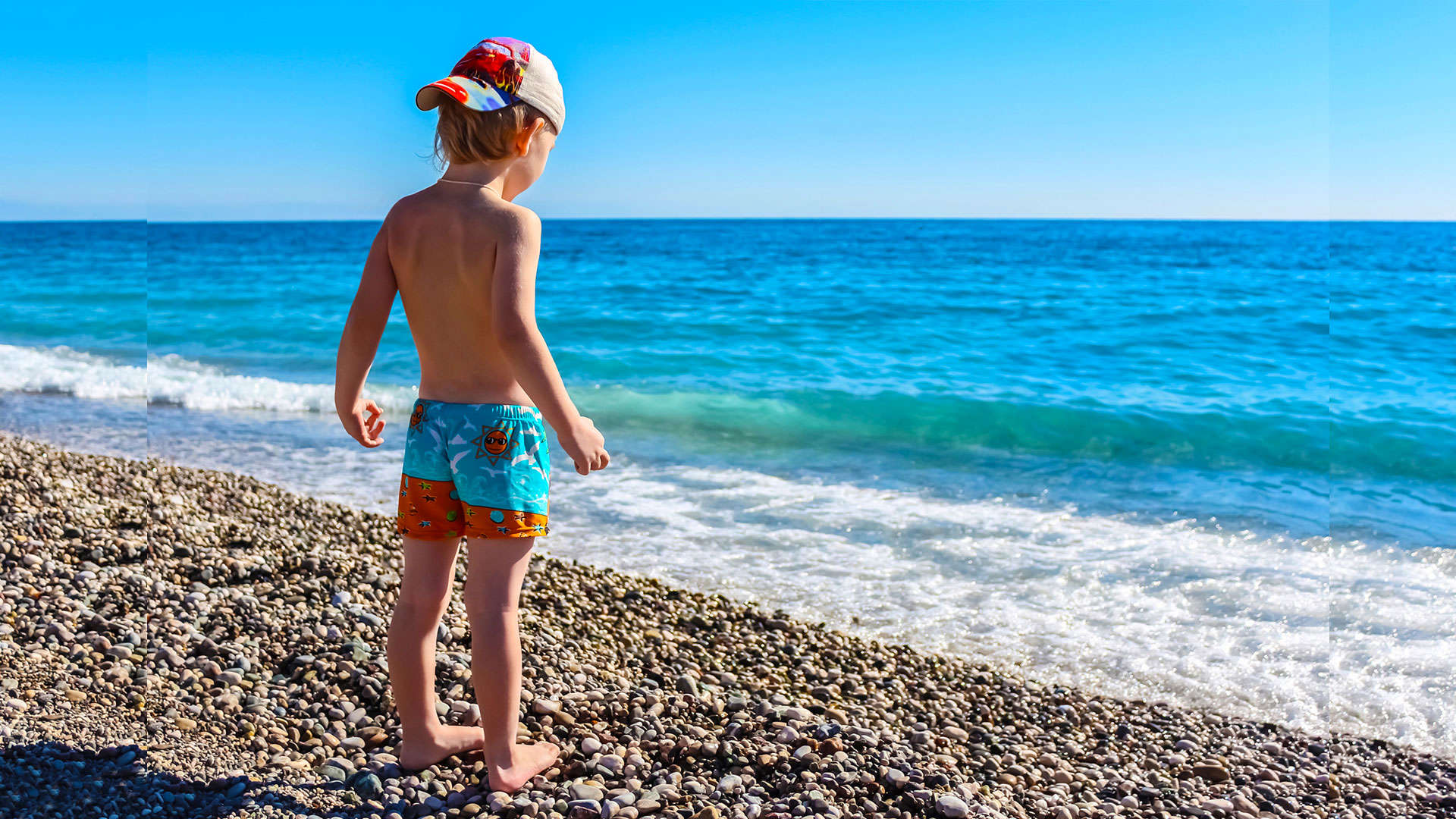 Visby Dreng Pa Strand