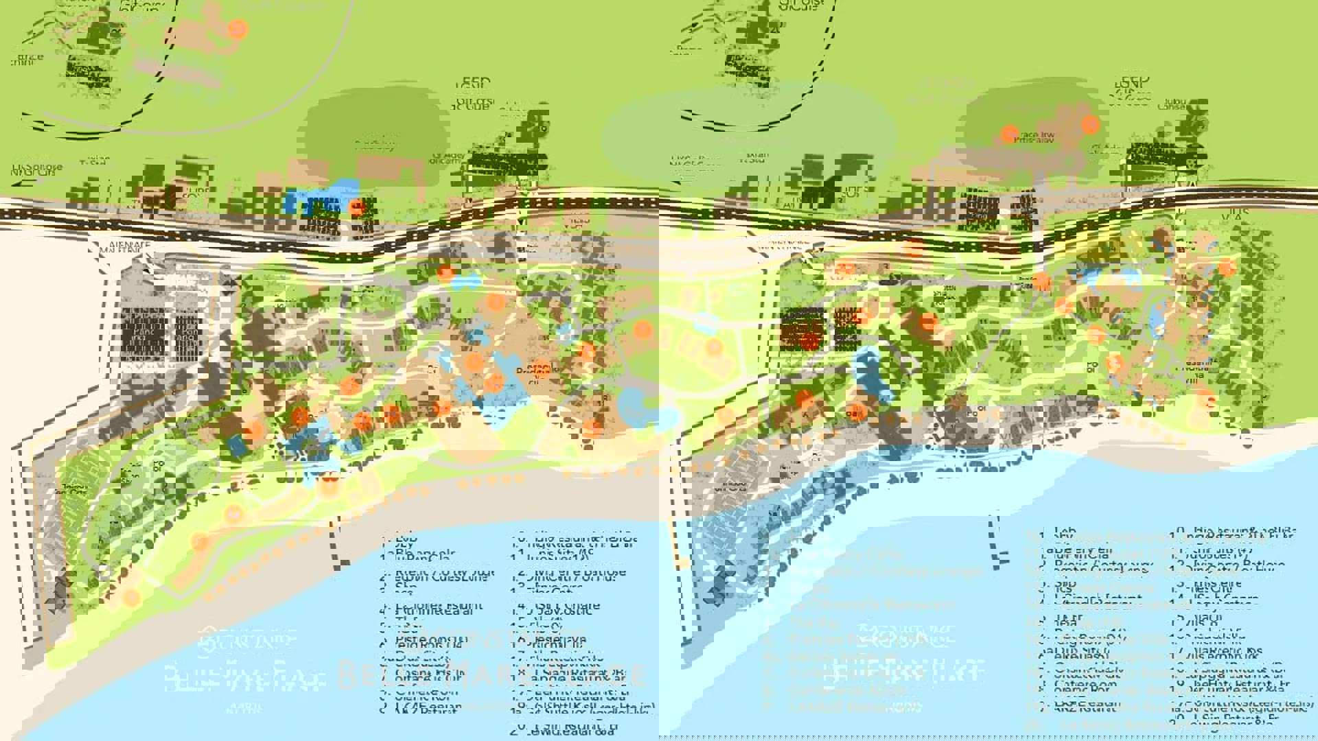 1920X1080 Belle Mare Plage Map