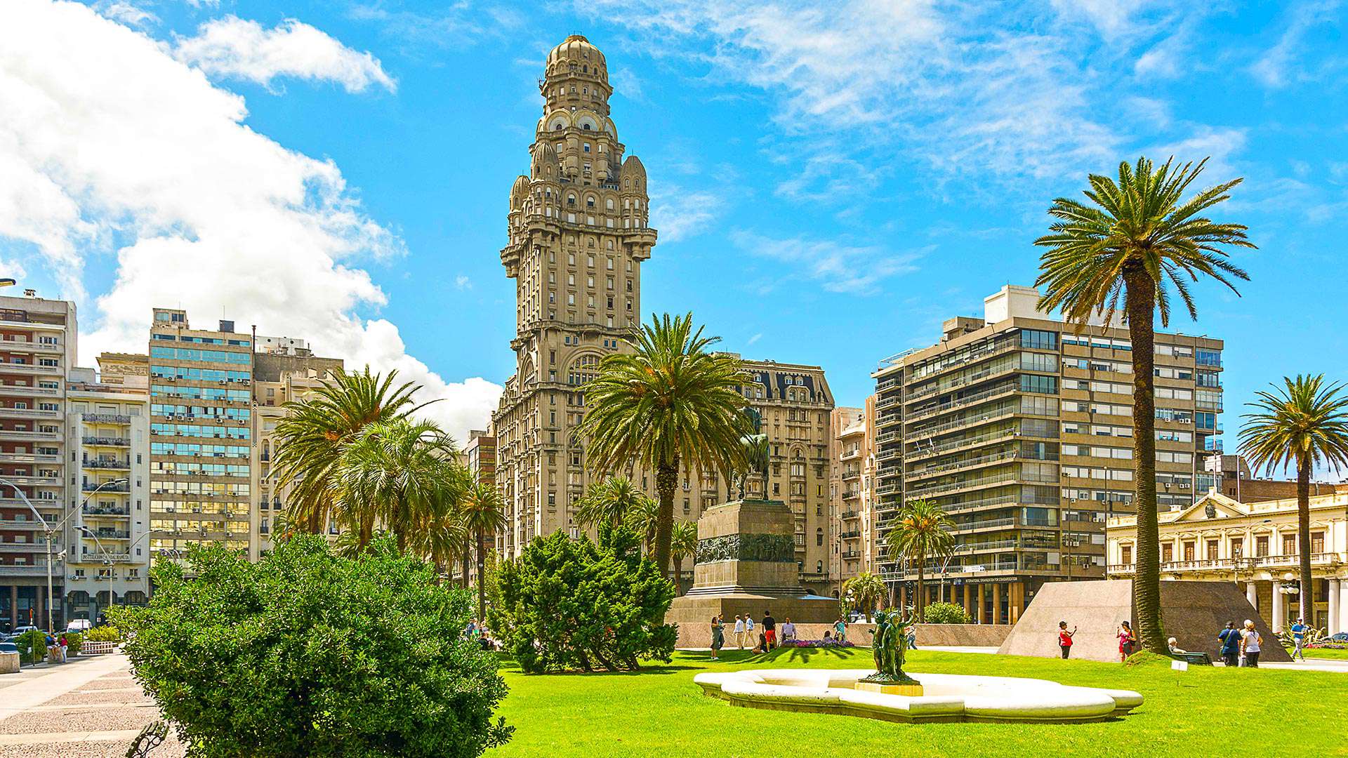 1920X1080 Montevideo Plaza Indepencia