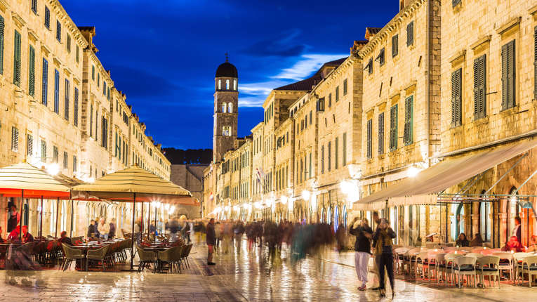 Afstigning i Dubrovnik