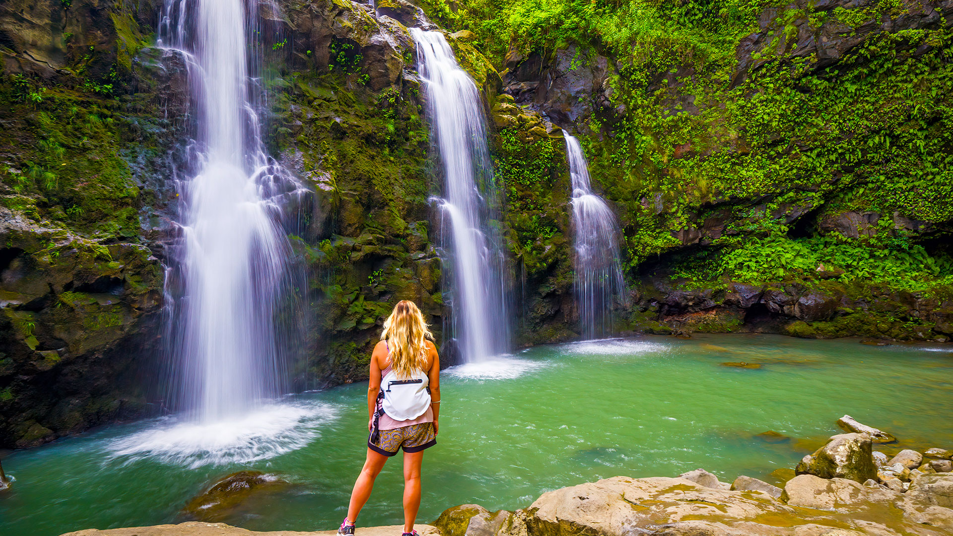 1920X1080 Maui 3 Bears Falls