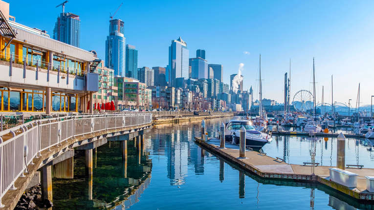 Fly fra København til Seattle