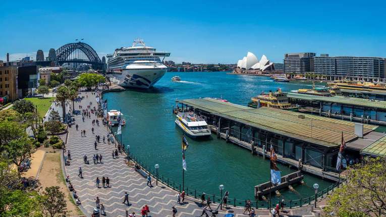Ankomst til Sydney kl. 06:00. Hjemrejse