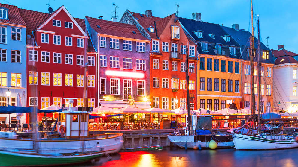 København Nyhavn Aften