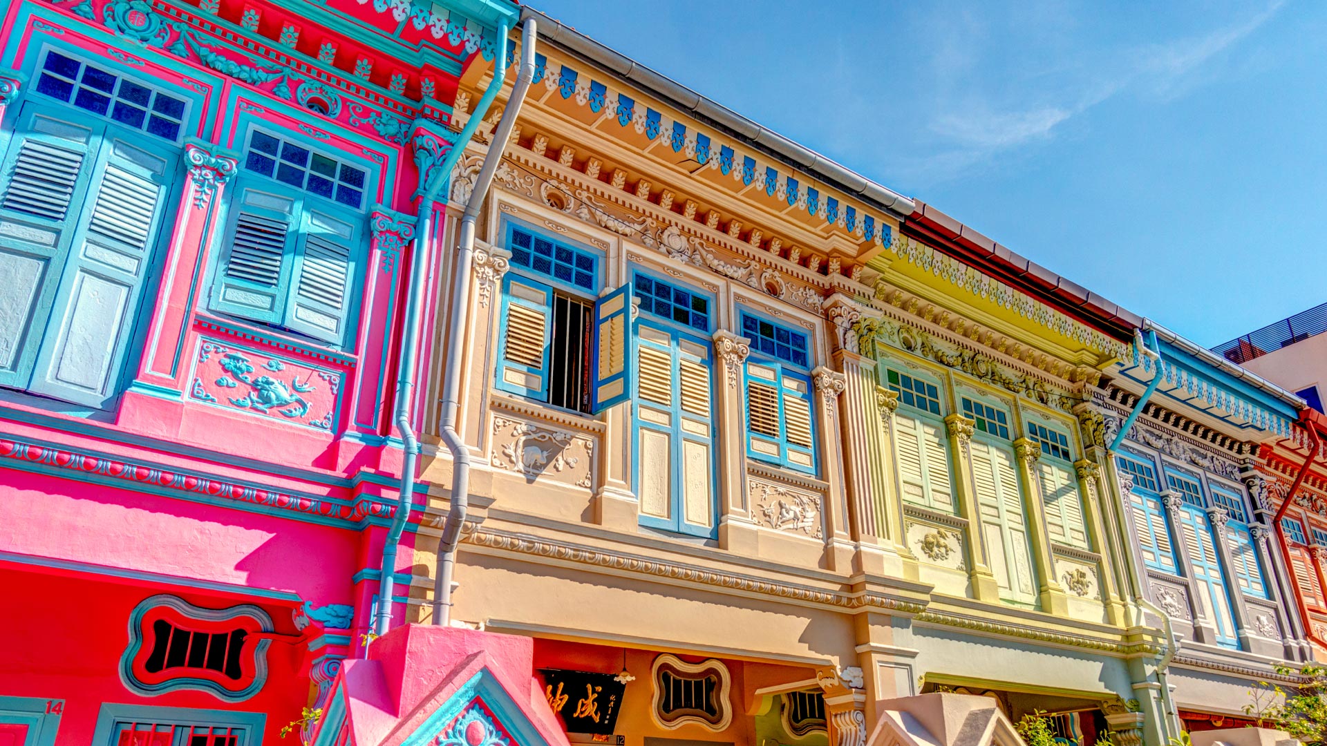 1920X1080 Singapore Peranakan Houses Joo Chiat Rd