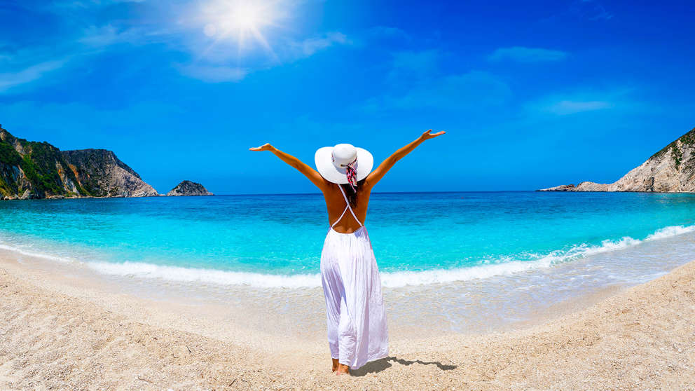 1920X1080 Kefalonia Beach Of Petani,