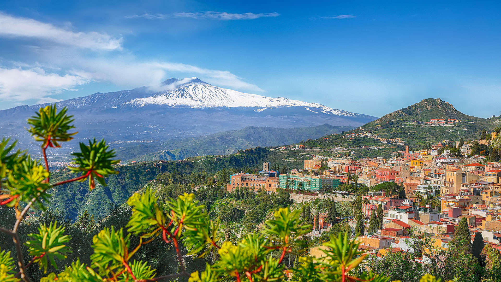 1920X1080 Sicily Etna