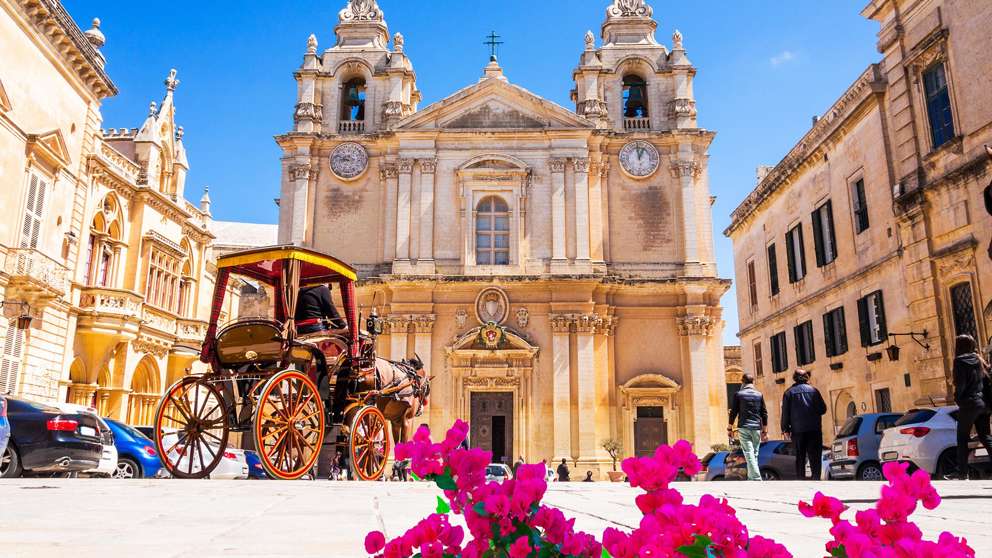 1920X1080 Malta St. Pauls Cathedra Mdina