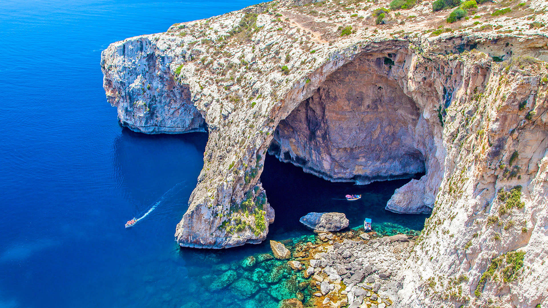 1920X1080 Malta Blue Cave