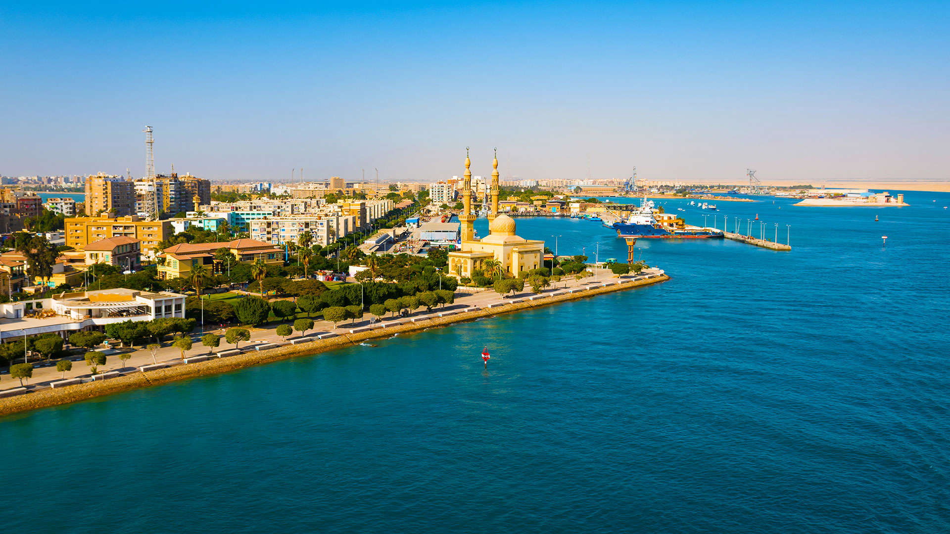 1920X1080 Port Said Of Suez In Egypt