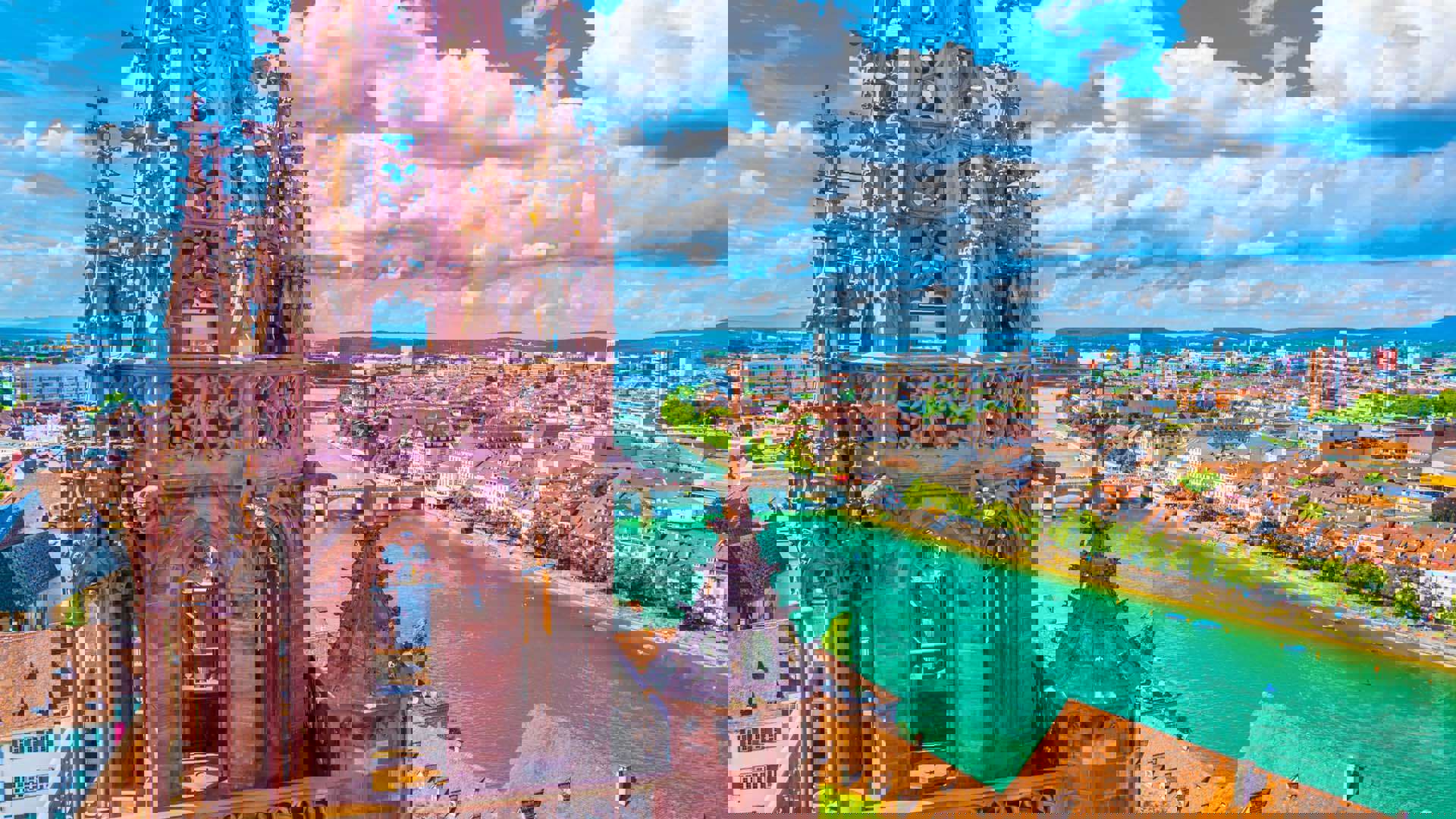 1920X1080 Basel City View