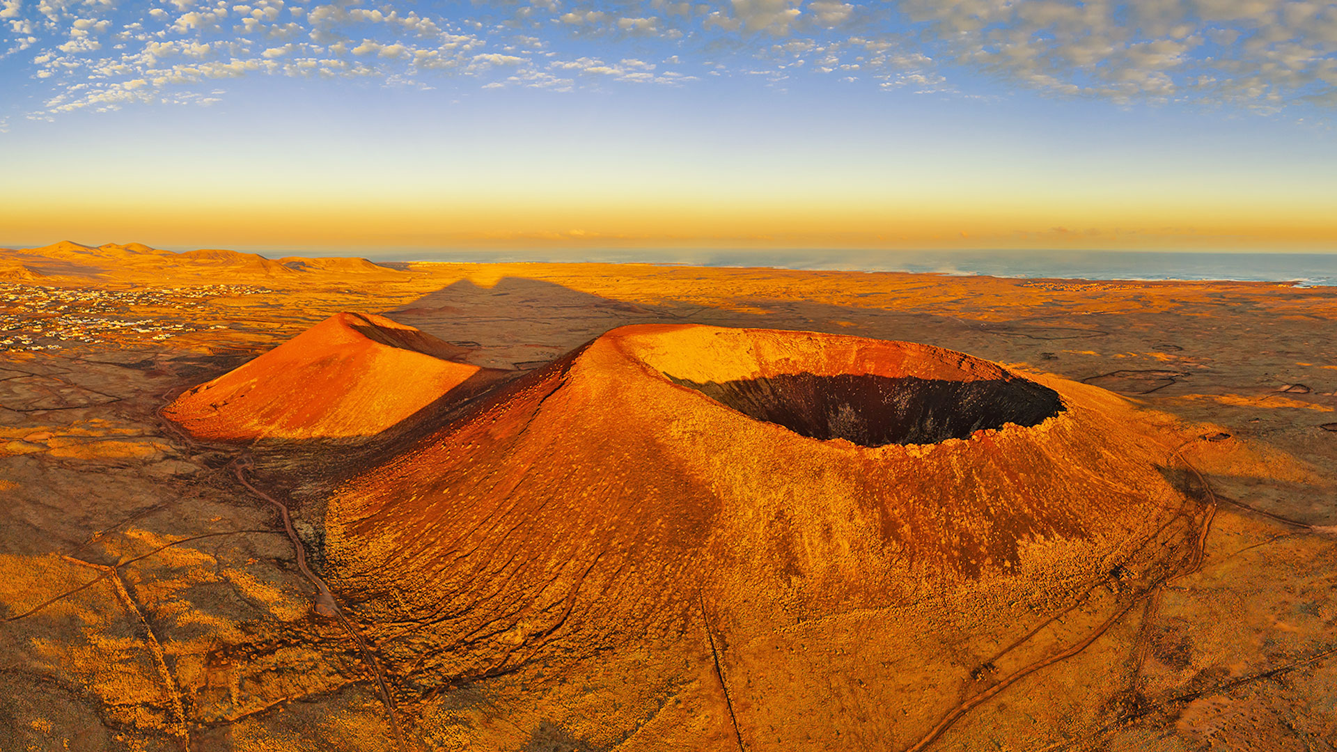 1920X1080 Fuerteventura Vulkan Calderon Hondo