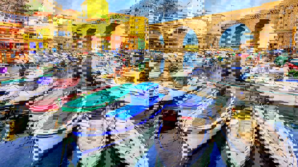 1920X1080 Marseille Old Harbour