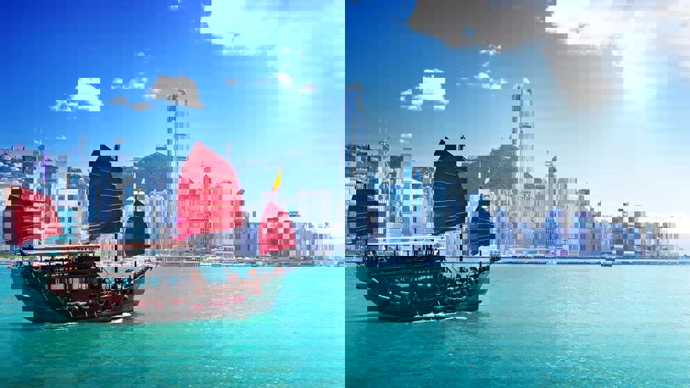 1920X1080 Hong Kong Harbour