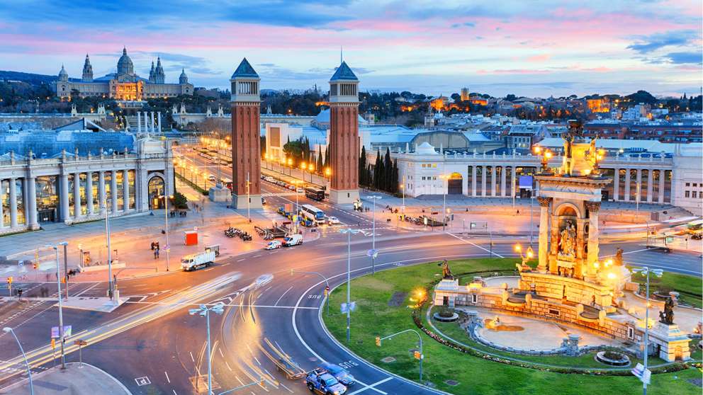 Barcelona Placa Espana Afternoon