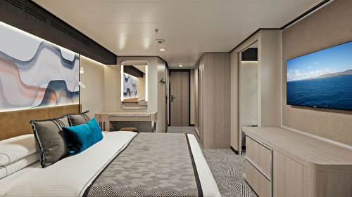 Forward-facing Suite With Master Bedroom & Large Balcony