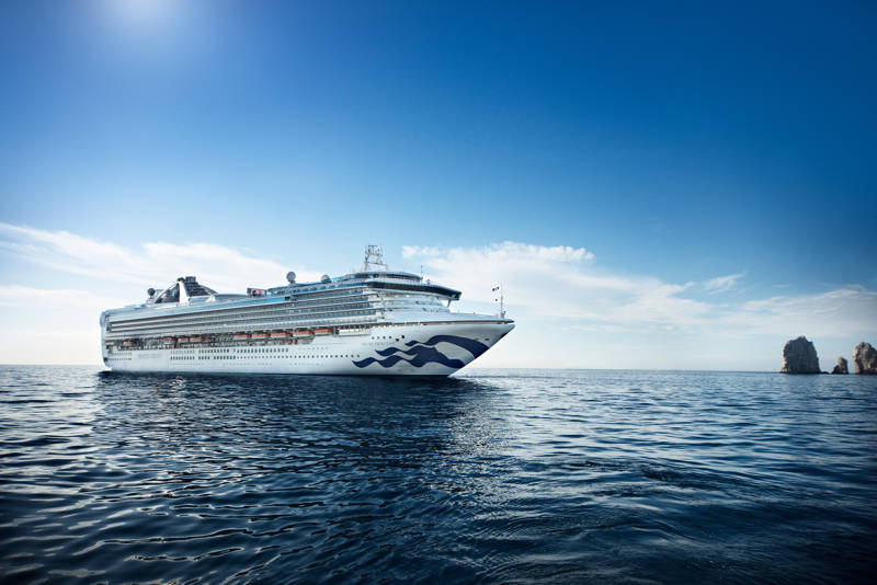 Positionskrydstogt fra Los Angeles med Grand Princess