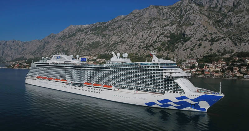 Positionskrydstogt fra Southampton med Sky Princess