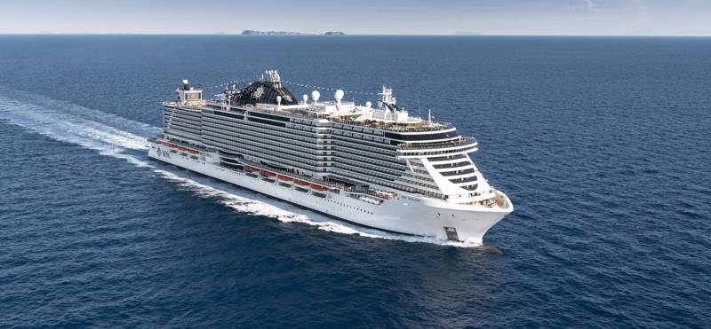 Middelhavet fra Civitavecchia - Rom med MSC Seaview