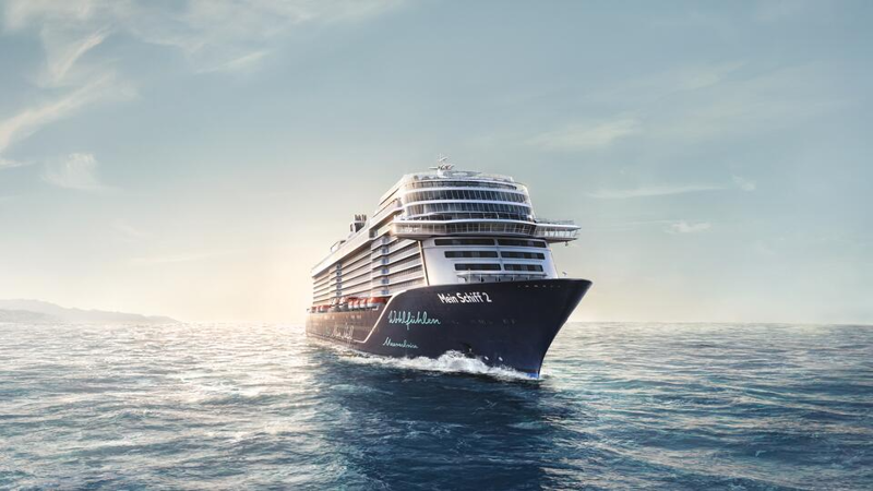 Positionskrydstogt fra Palma de Mallorca med Mein Schiff 2