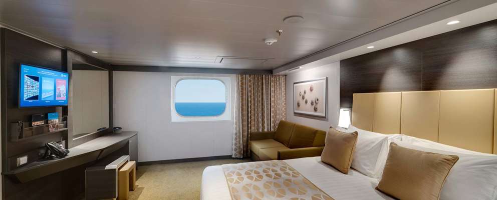 MSC Bellissima udvendig kahyt
