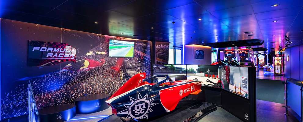 MSC Seashore Formel 1 Simulator