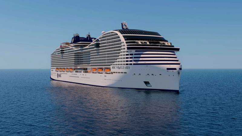 Middelhavet fra Barcelona med MSC World Asia