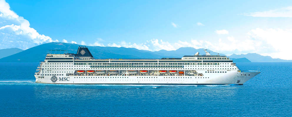 MSC Armonia Aerial