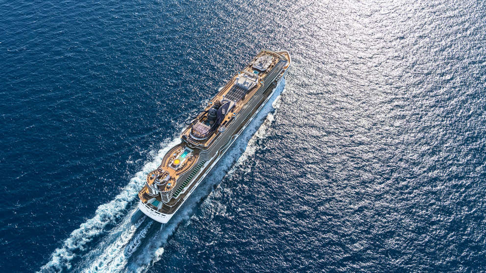 MSC Seaview på havet