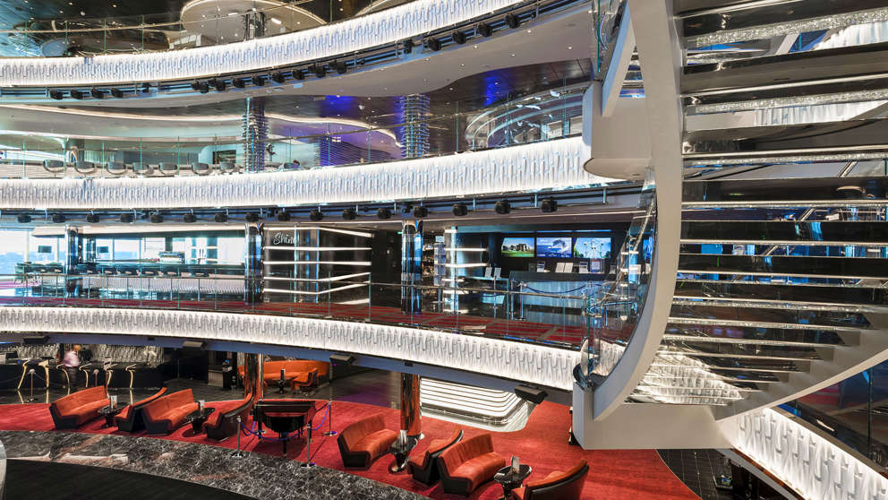 MSC Seaside atrium