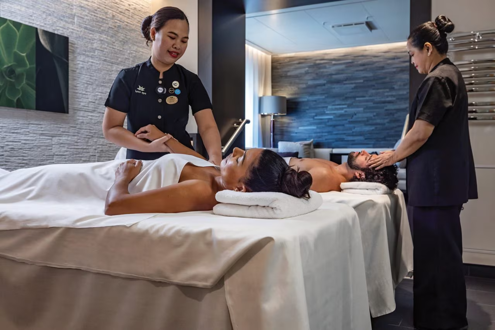 massage and aromatherapy.